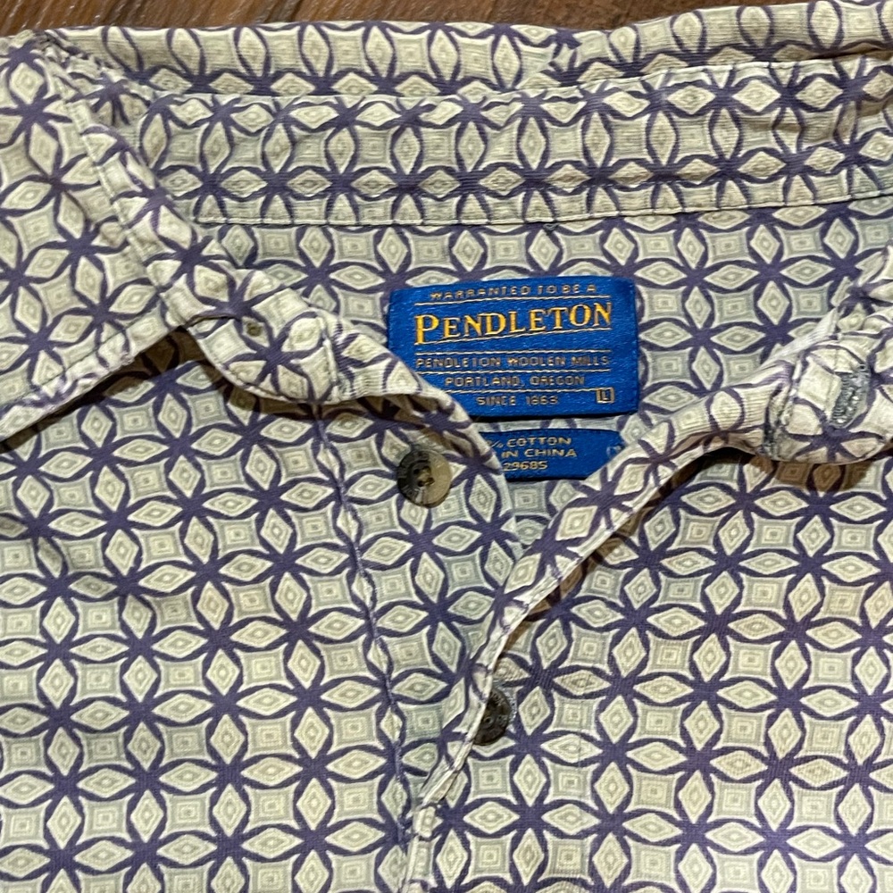 Pendleton Geometric Pattern Shirt - image 3